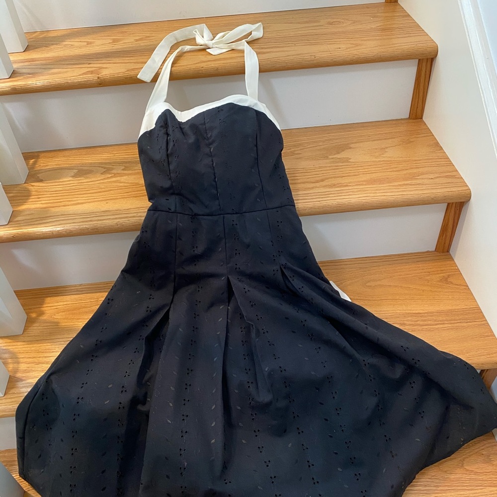 B Darlin halter top eyelet dress - NWOT